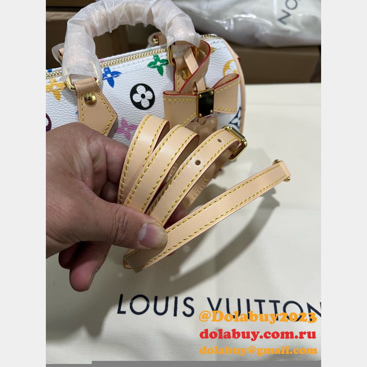 LV x TM Nano Speedy New 2025 M13391 Louis Vuitton Replica Bag