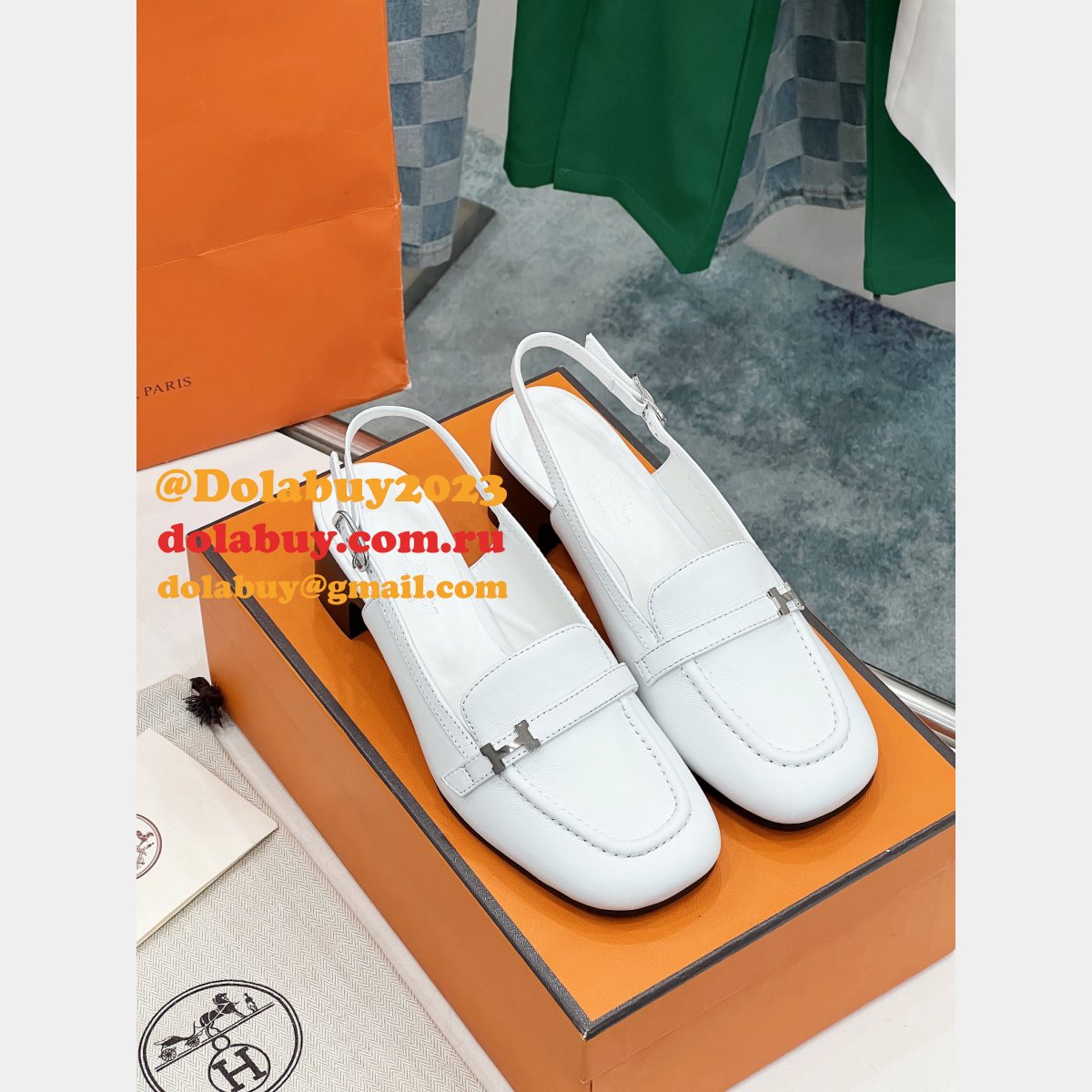 Designer Infinie Pump Hermes Knockoff Sandals Shoes