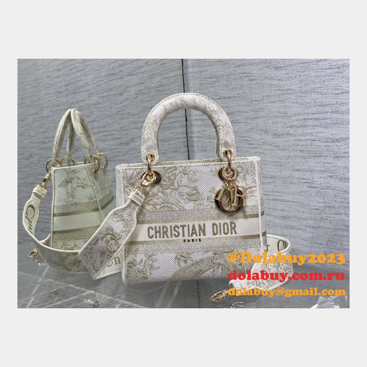 High Quality Best Lady Dior 24cm Replica Handbags