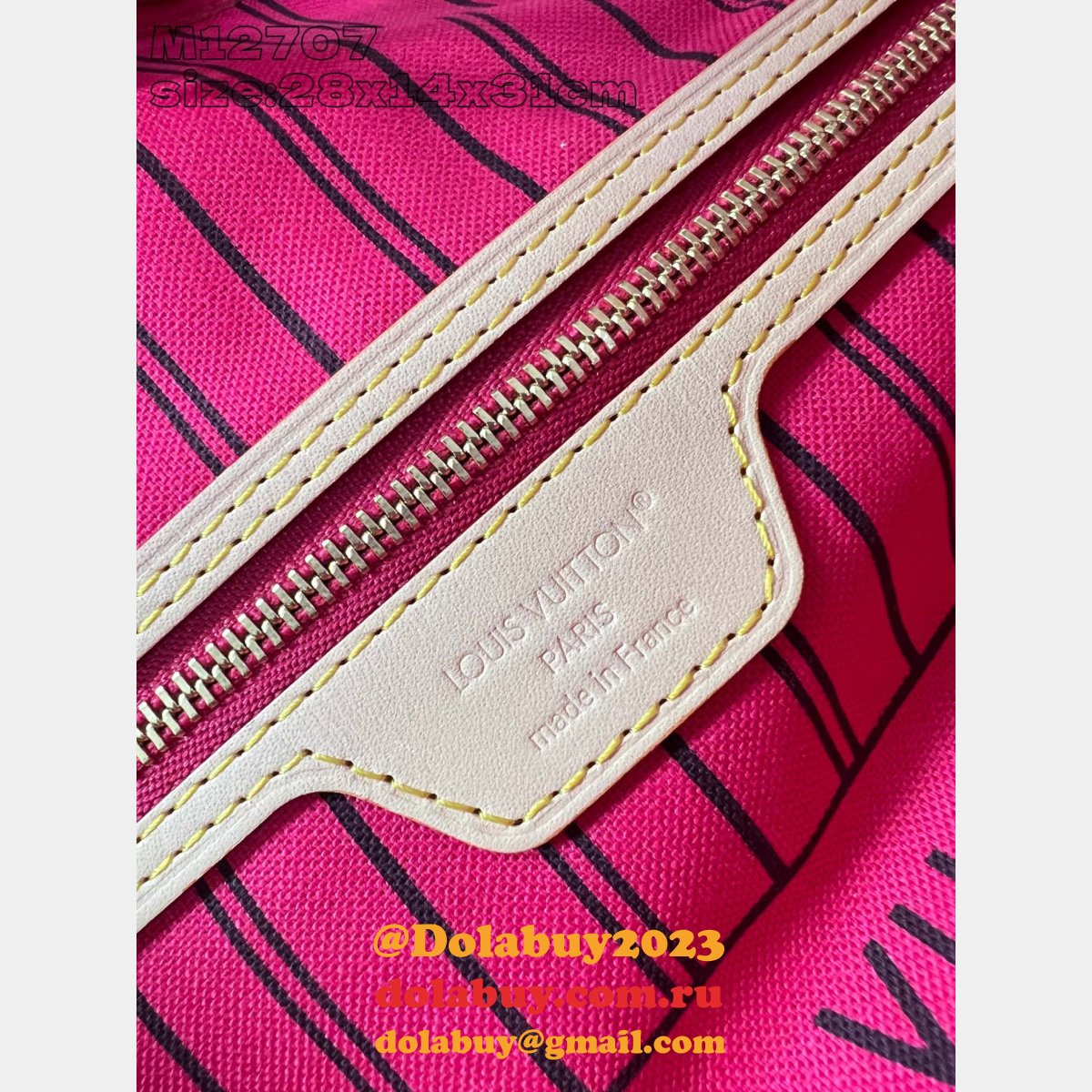 Louis Vuitton Neverfull Bandouliére Wholesale M12707 Bag