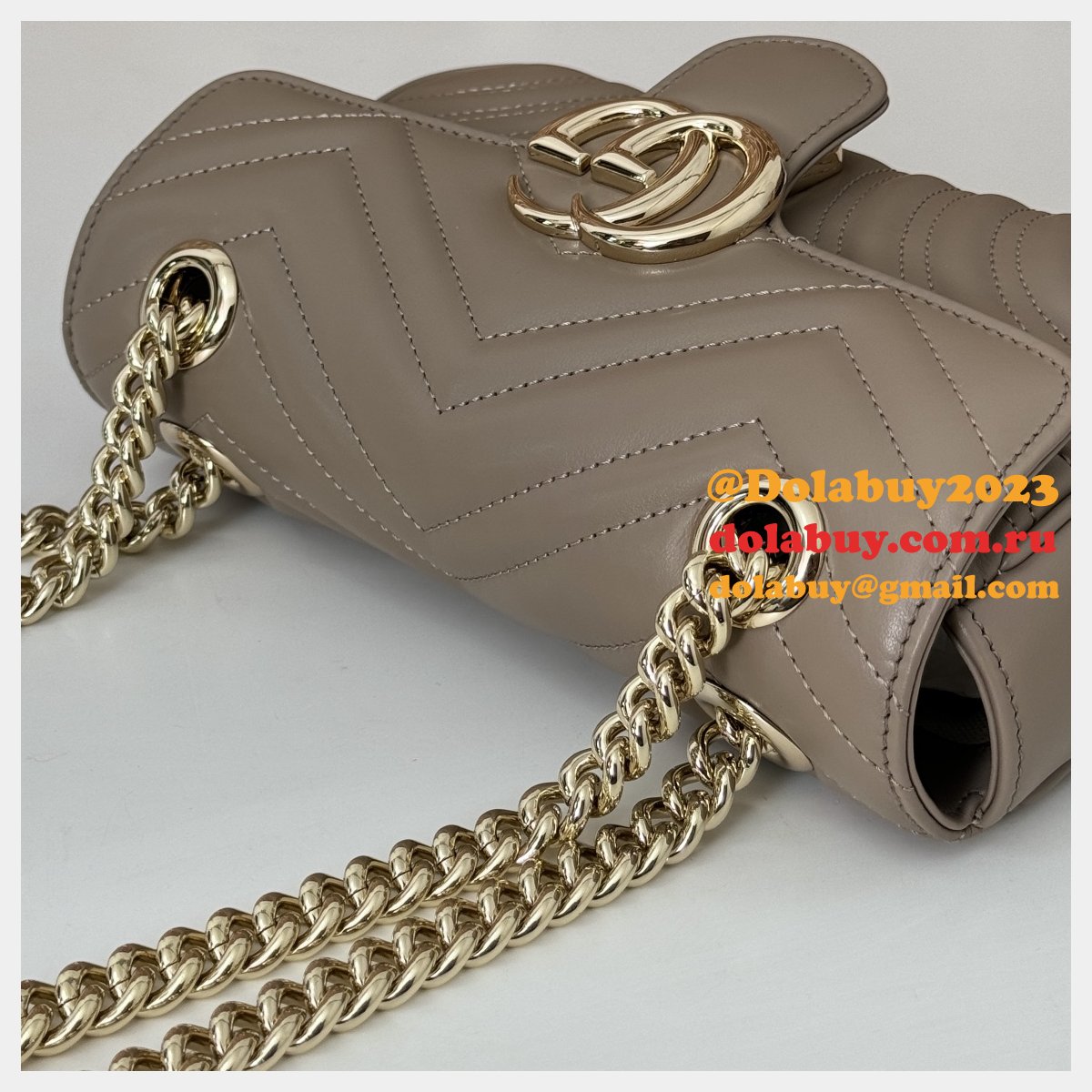 crossbody gg marmont G*u*i 446744 copy matelassé bag