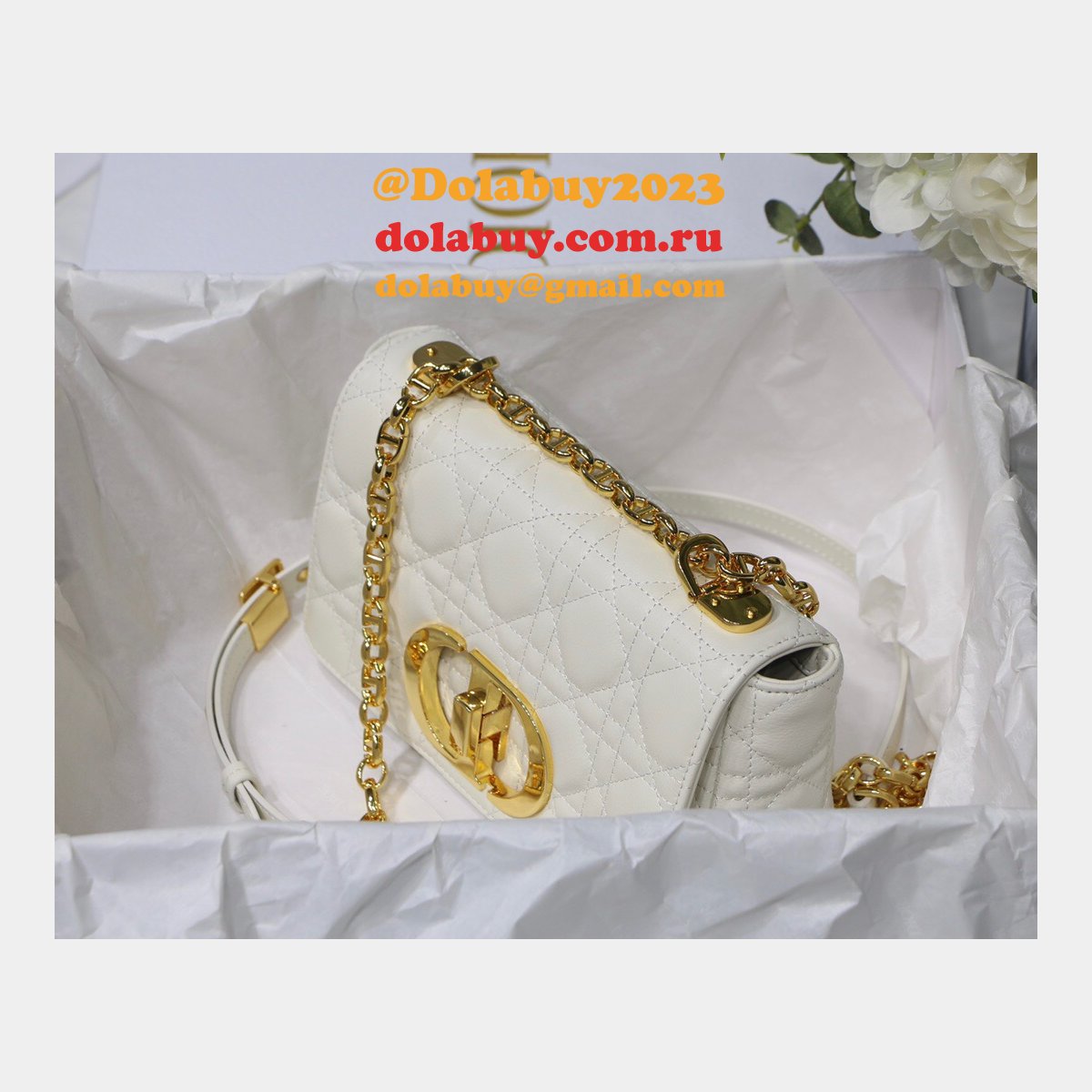 Dior Top Quality white Debuts the New Caro Bag