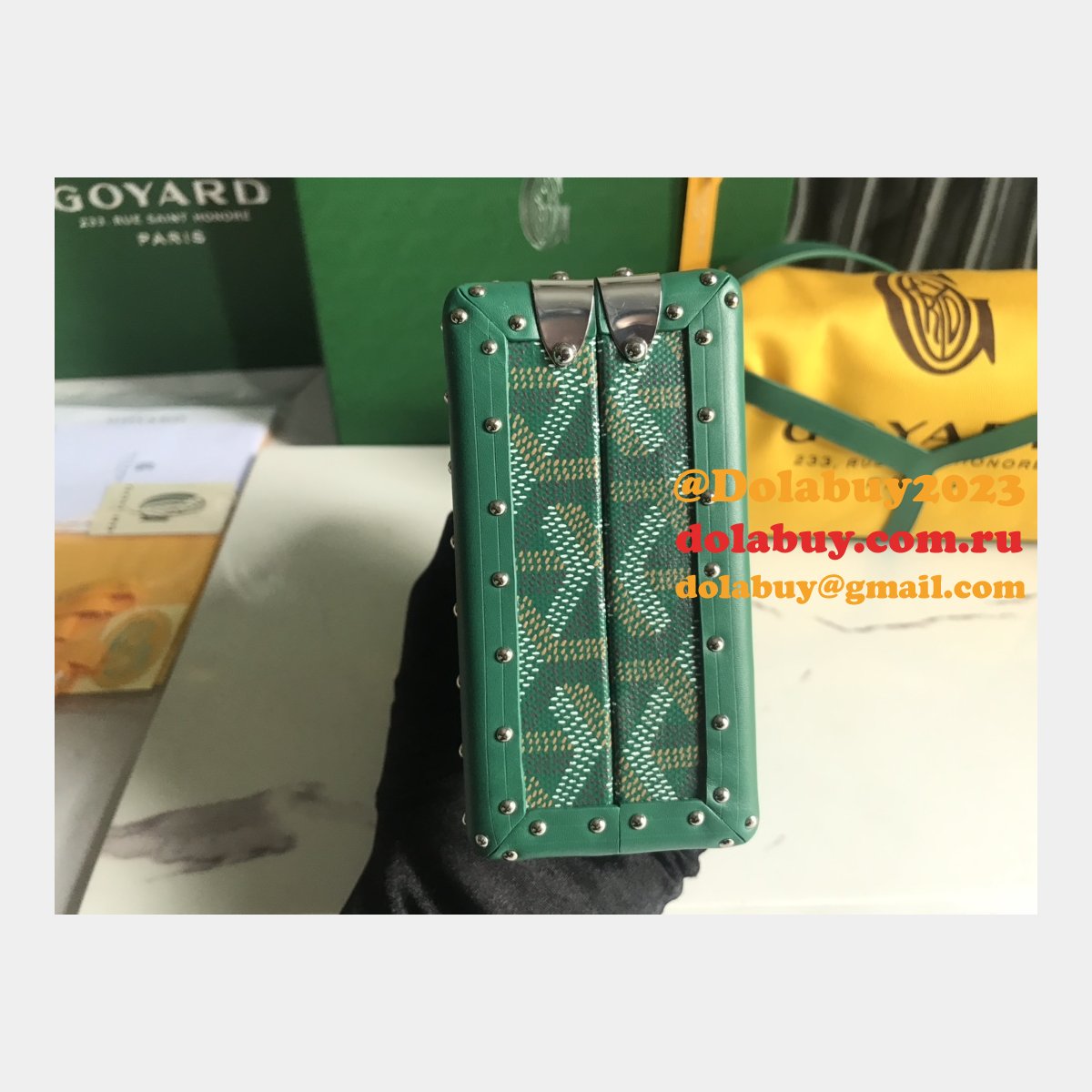 Best Quality 020177 Minaudière Goyardine Replica Goyard bags