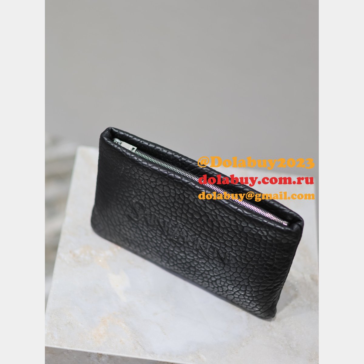 Knockoff YSL lambskin Y Fashion clutch 765025