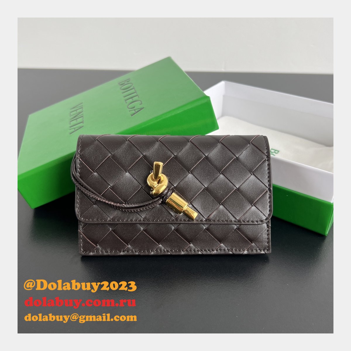 Cheap Bottega Veneta Replicas Amdiamo Cardholder