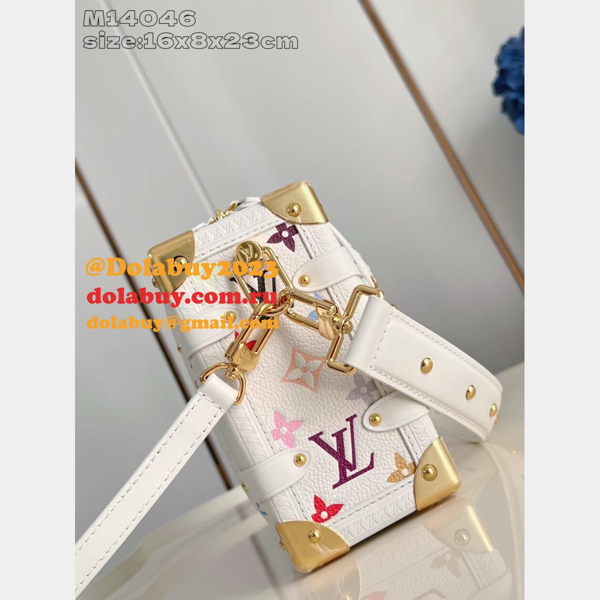 Luxury Louis Vuitton H27 Side Trunk LV x TM M14046 Duplicate Bag