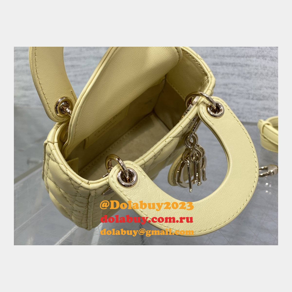 Replica Fashion Dior Micro Lady 1:1 Mirror 12CM Bag