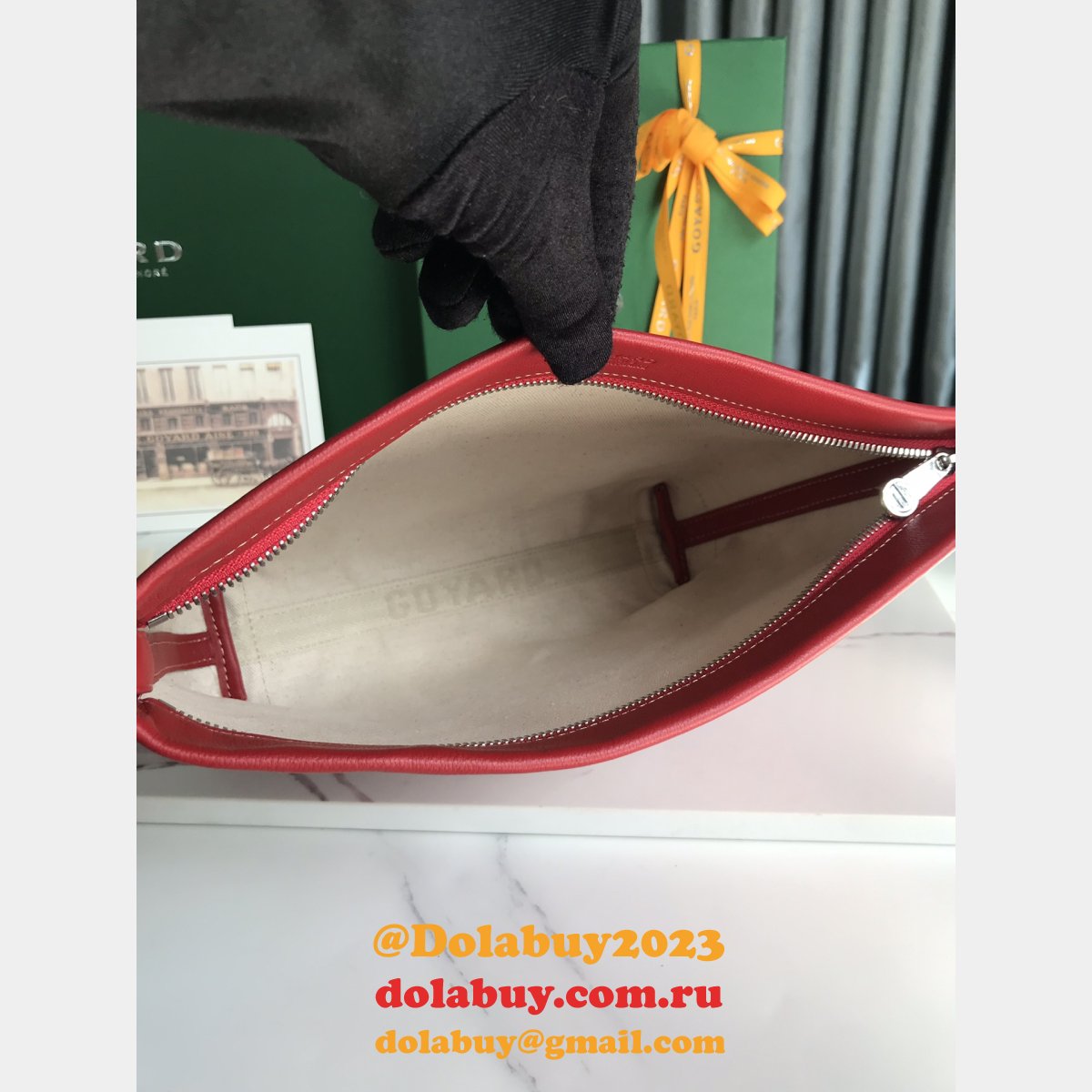 Fashion 7 Star Goyard Conti clutch