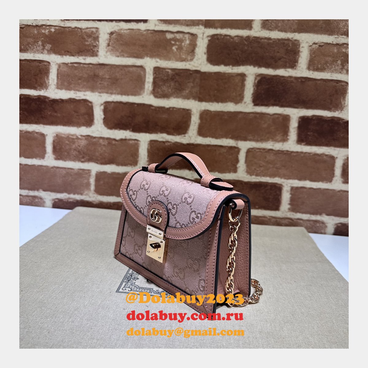 ophidia shoudler top handle 1:1 mirror G*u*i #696180 bag