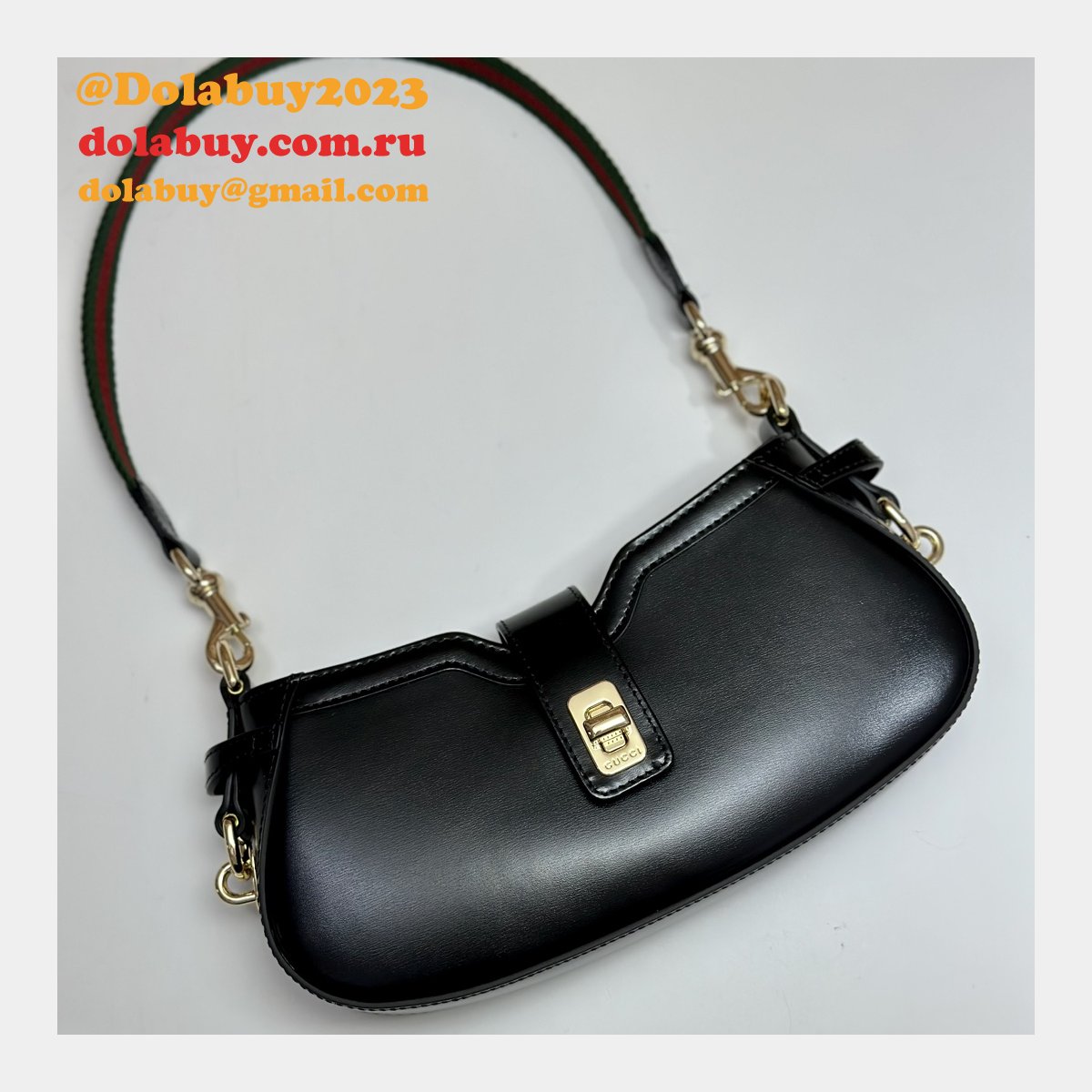 rosso ancora replica G*u*i moon side mini shoulder 786015 bag