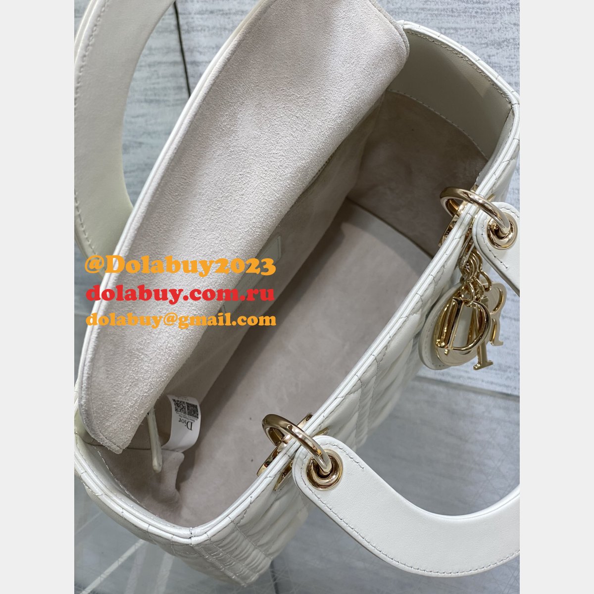 Fashion Christian Dior Lady Dior Top Quality 24CM Fake Bag