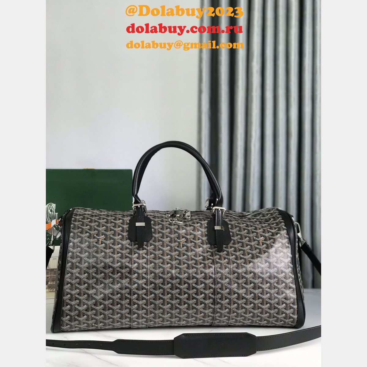 Replica Goyard Croisiere 50 Inspired Goyardine 0201515 Designer Bag