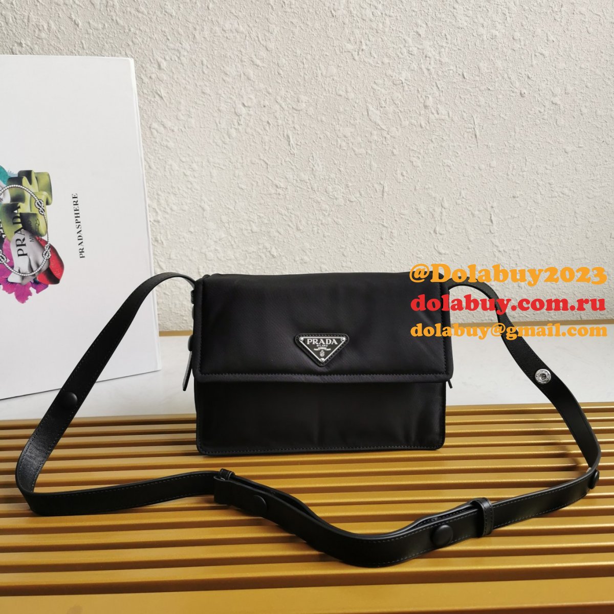 Prada Replica Padded Re-nylon 1BD313 Shoulder 1:1 Mirror Bag