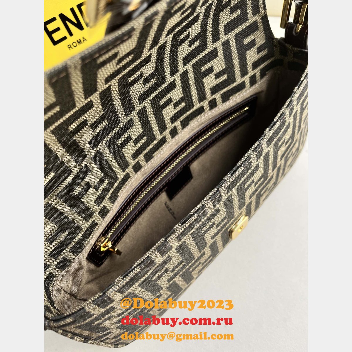 perfect 1:1 mirror F**di baguette handbag