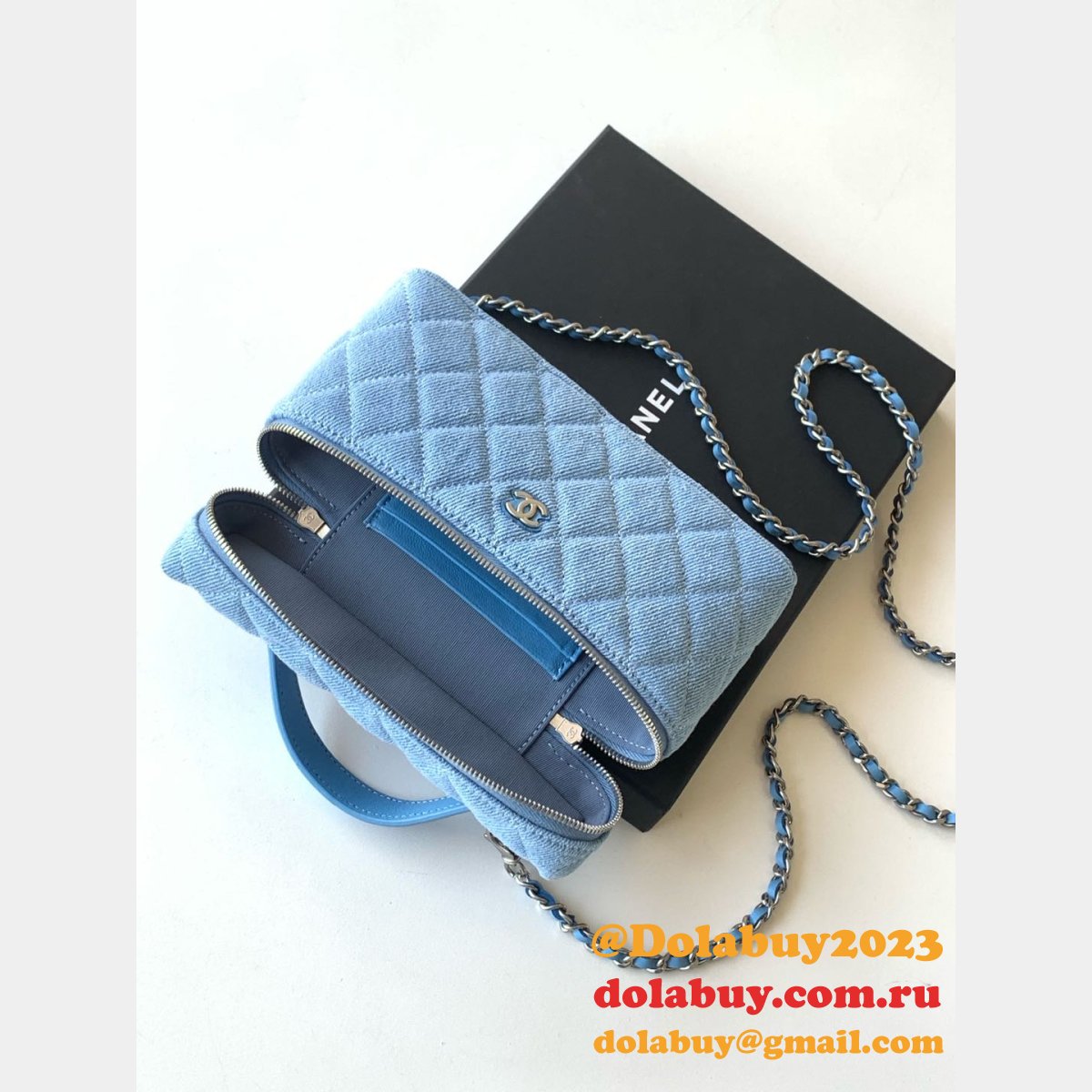 Fashion AP4407 Long Vanity With Chain Knockoff Bag