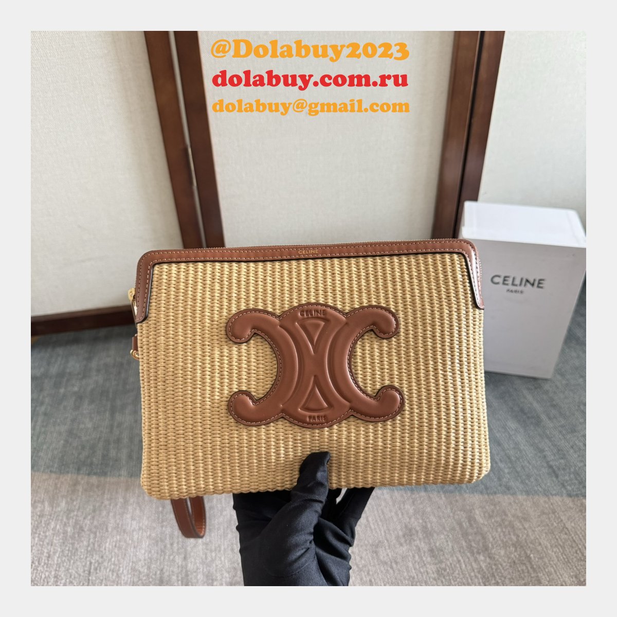 Top Quality Celine Fashion Designer 107502 Clutch