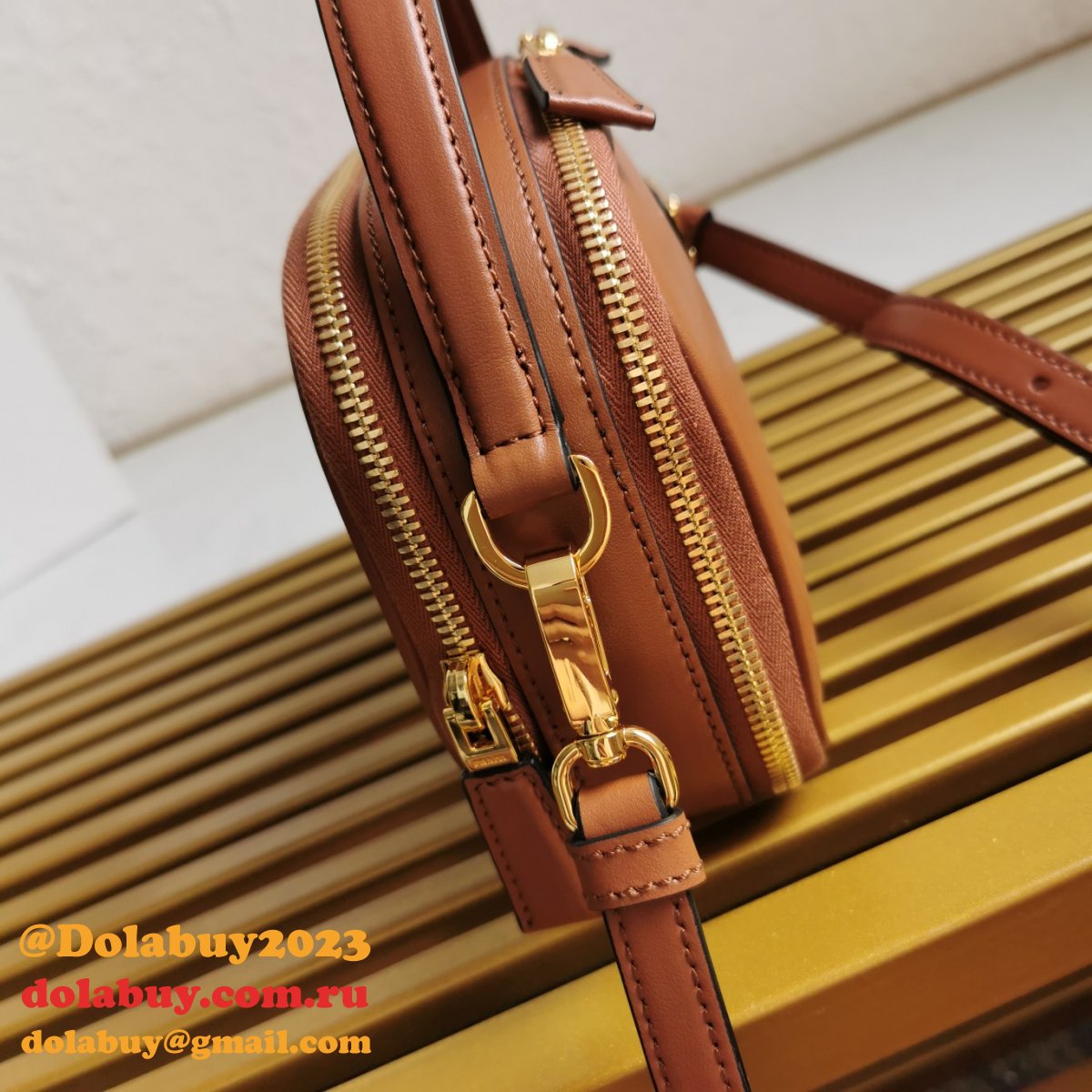 Prada 1BH203  Saffiano Leather Replica Envelope Best Bag