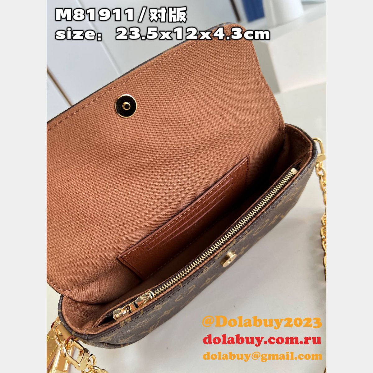 UK Louis Vuitton Wallet m81911 Chain Ivy Monogram Replica Bag