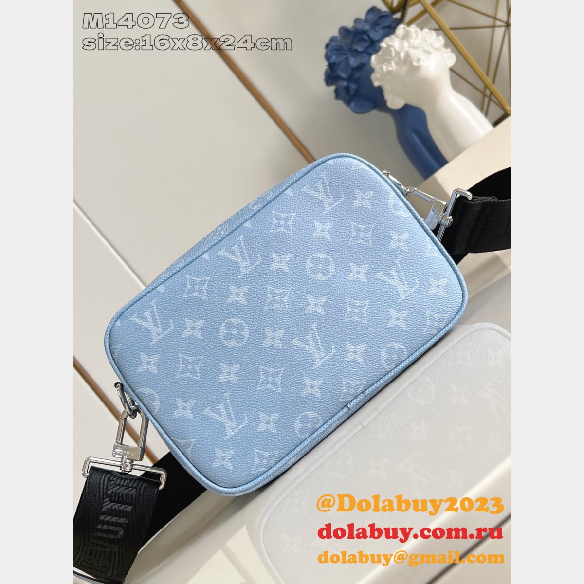 Louis Vuitton Alpha Messenger Taigarama M14073 Women Bags