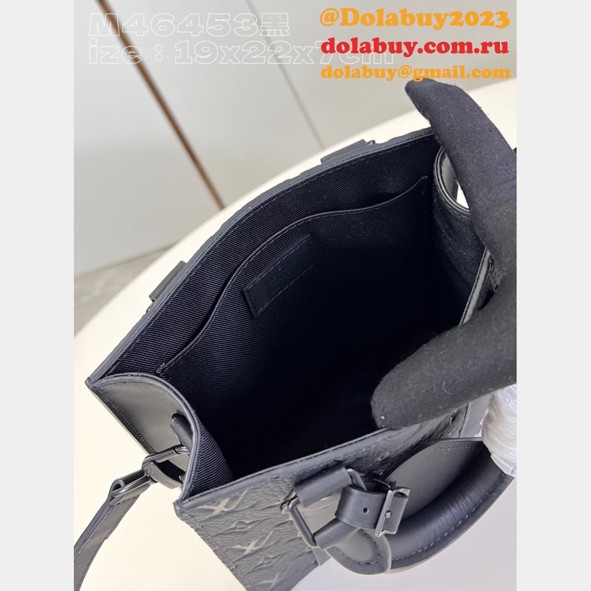 Sac Plat Mini Monogram Eclipse M46453 Bags Louis Vuitton Designer