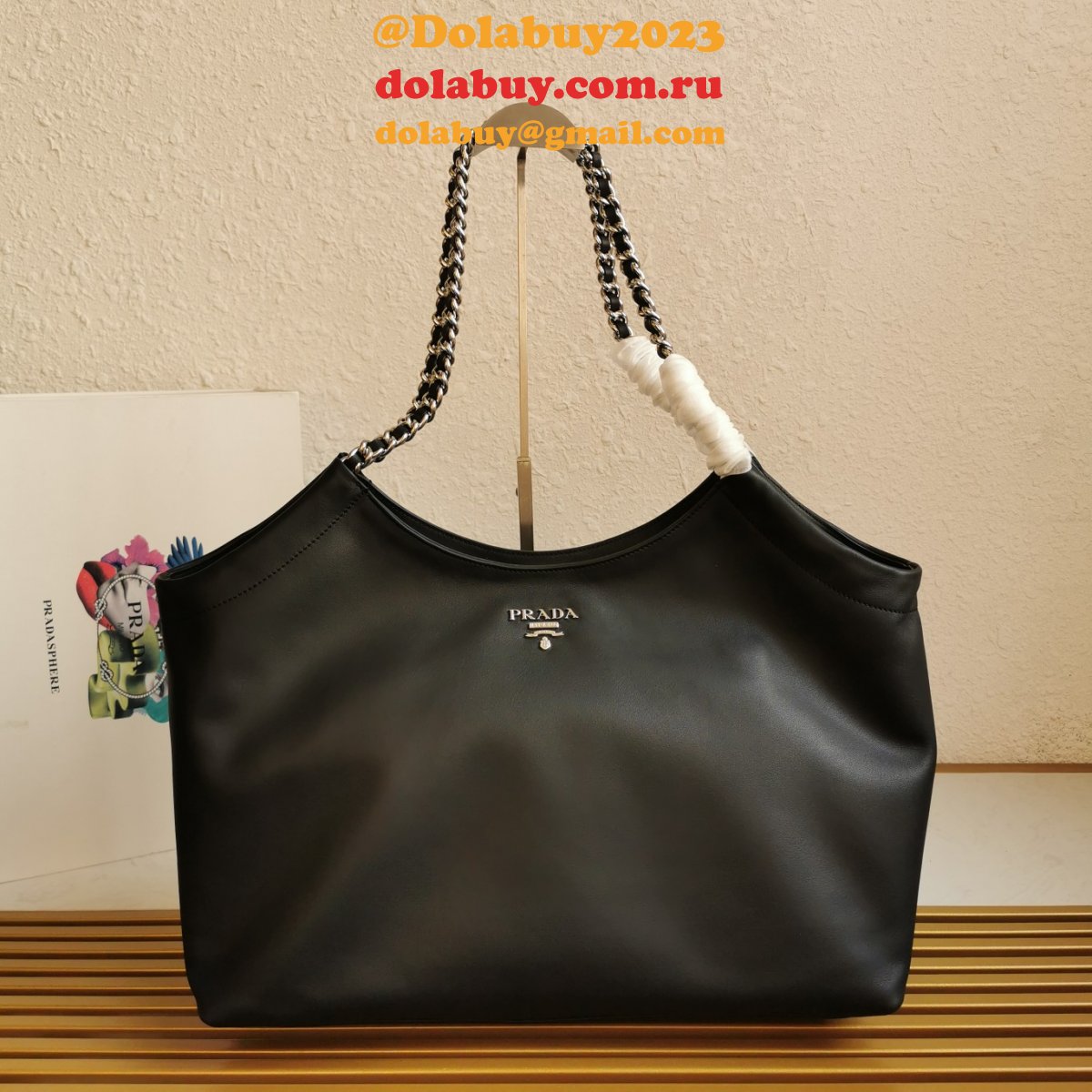 Top Quality Replica Prada hobo tote bag 1BA638