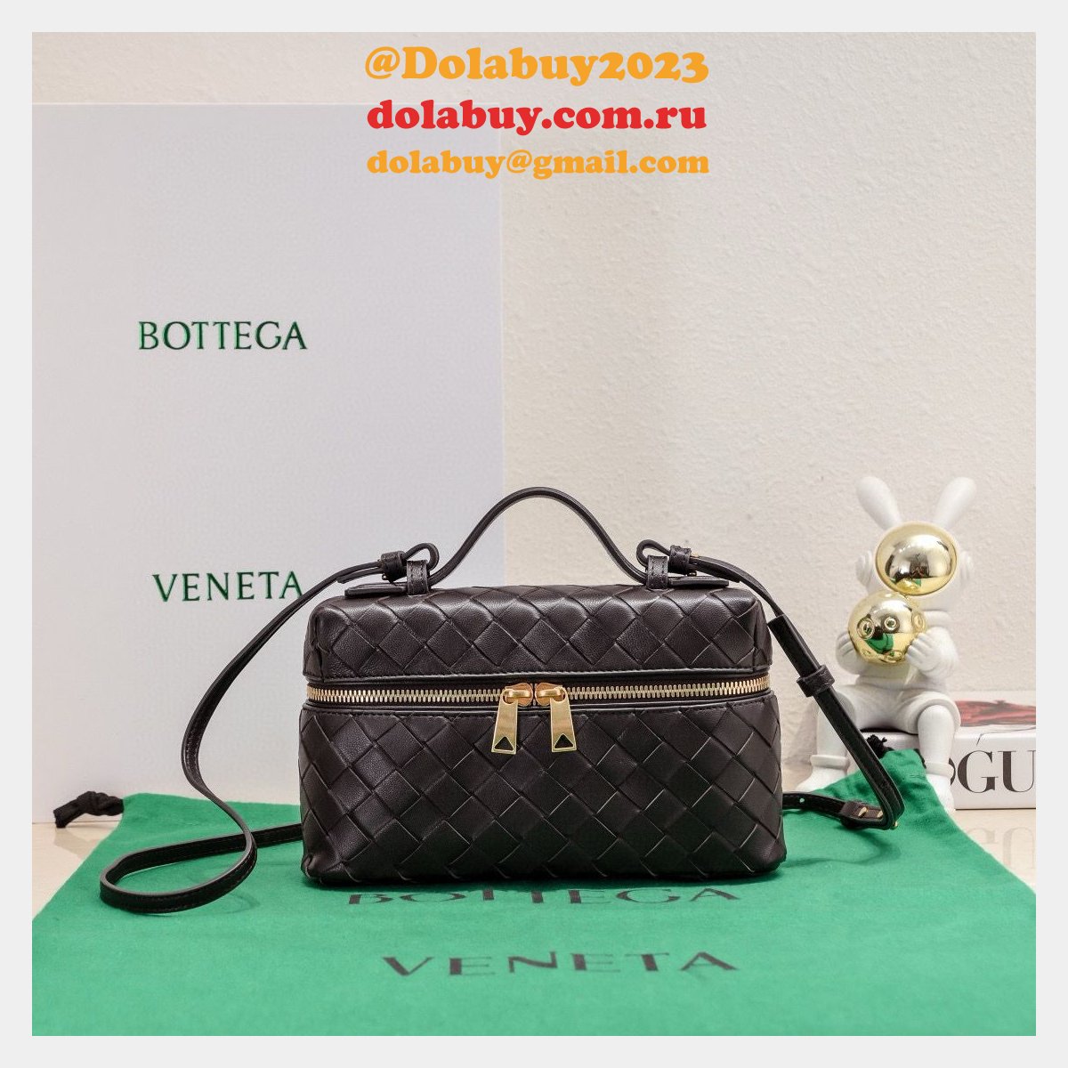 Luxury BOTTEGA VENETA 1:1 Mirror Vanity Case 789109