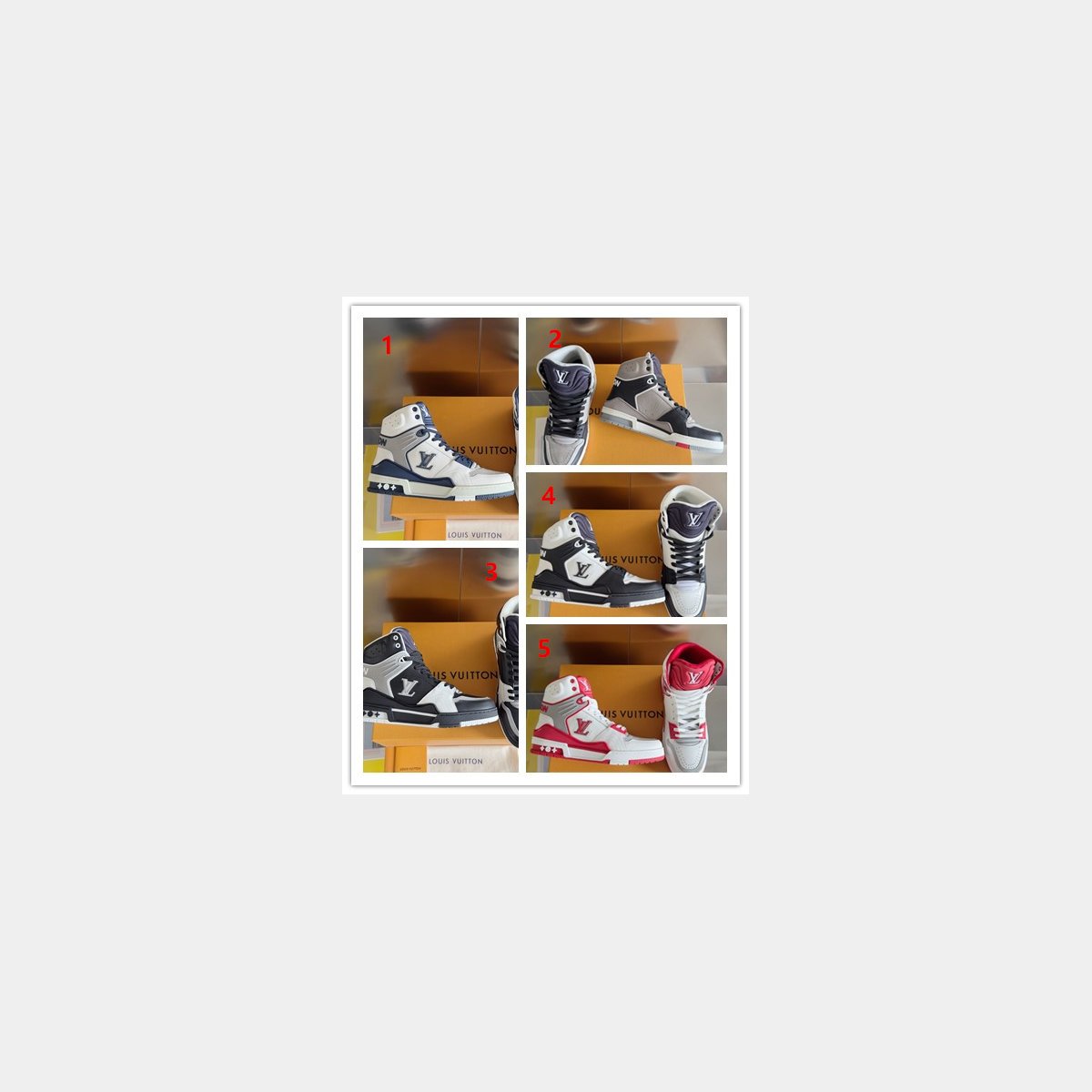 High Quality LV Trainer Sneaker Boot