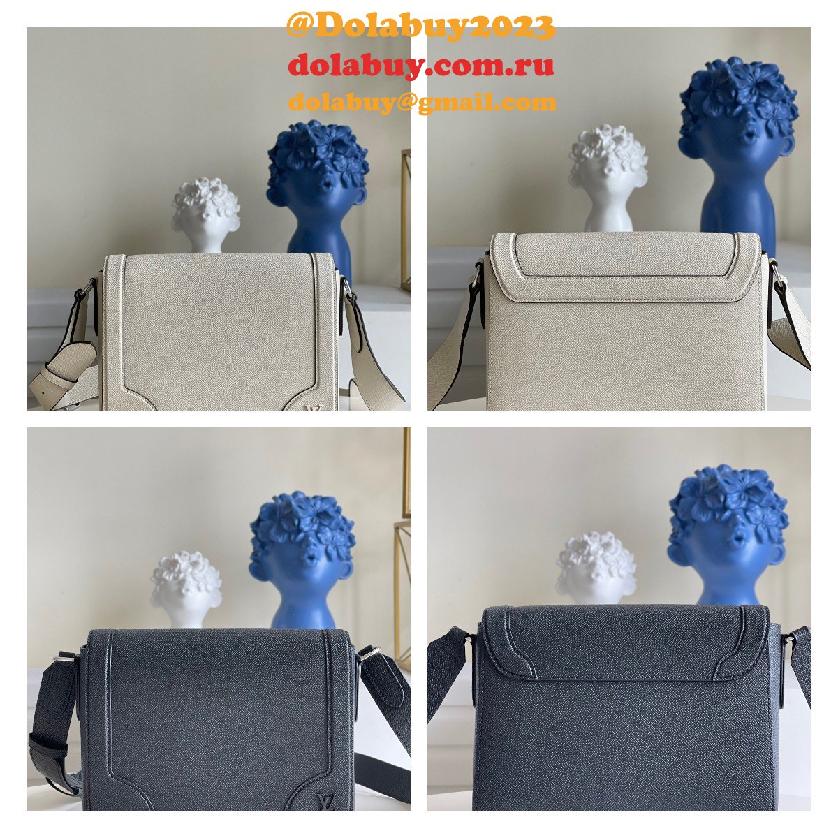 How To Buy Replica Louis Vuitton M30807 New Flap Messenger Taiga Online