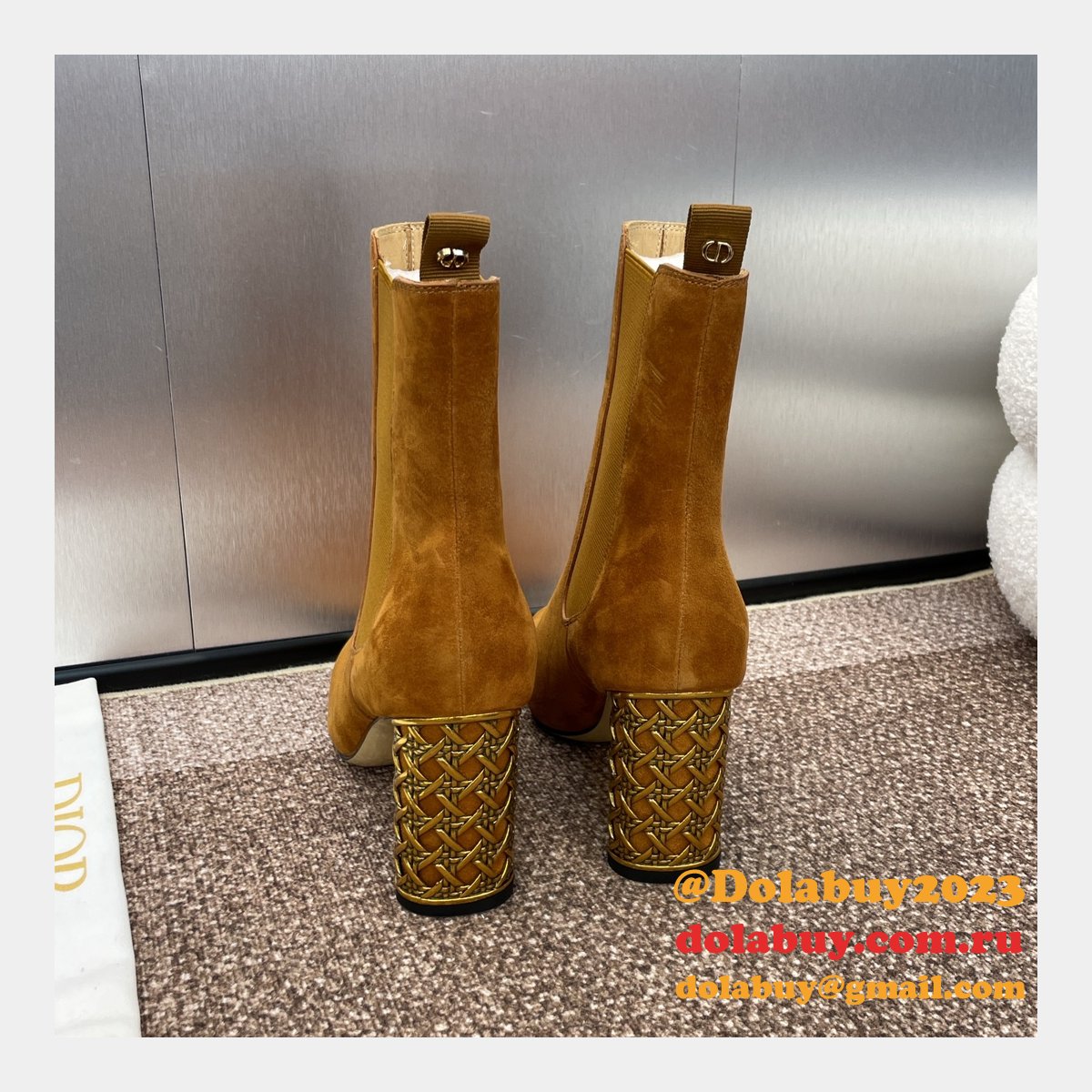 Top Quality Dior Icon Heeled Ankle Boot