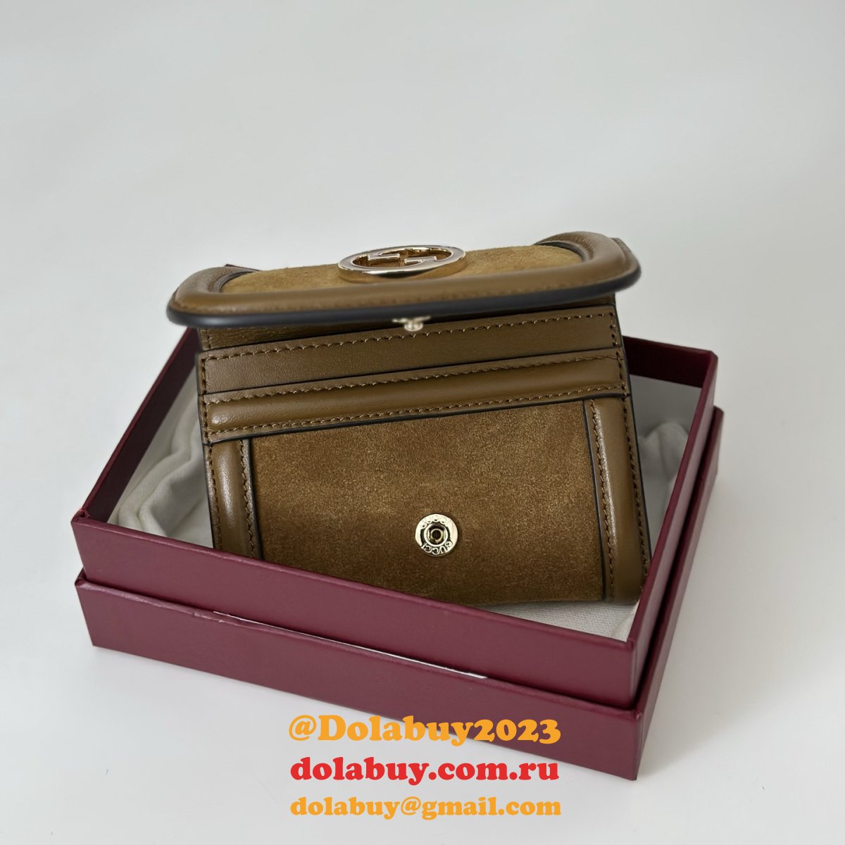 G*u*i wholesale 818795 blondie card case leather wallets