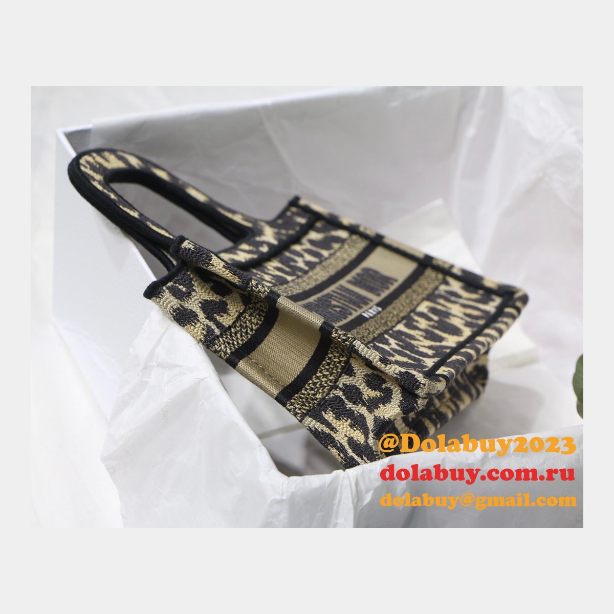 Replica Christian Dior Mini Book Tote Bag Factory