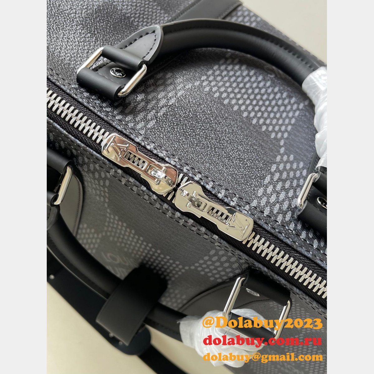 Louis Vuitton 7 Star Keepall Bandoulière 50 Damier Graphite Canvas N50016