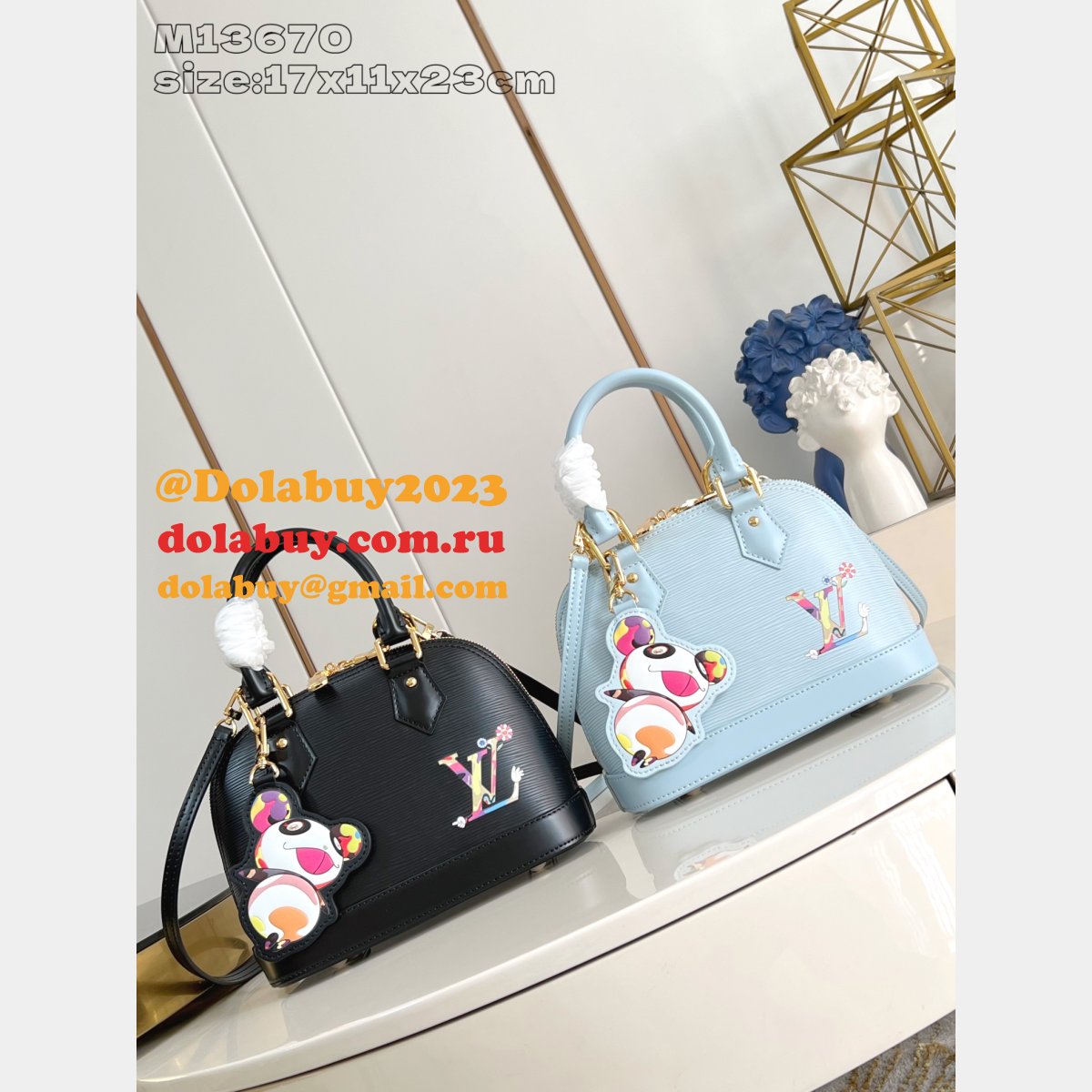 Louis Vuitton Inspired LV x TM Alma BB Epi M13670/M14197 Women Bags