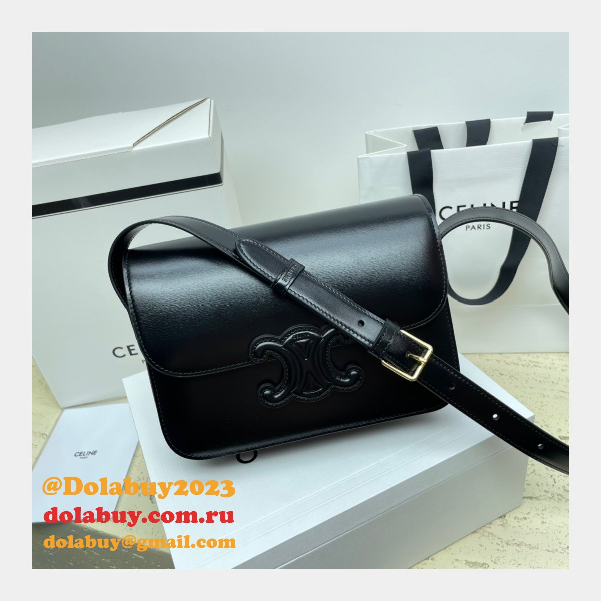 Replica Best Celine Triomphe 22cm Bag Dupe You Can Afford
