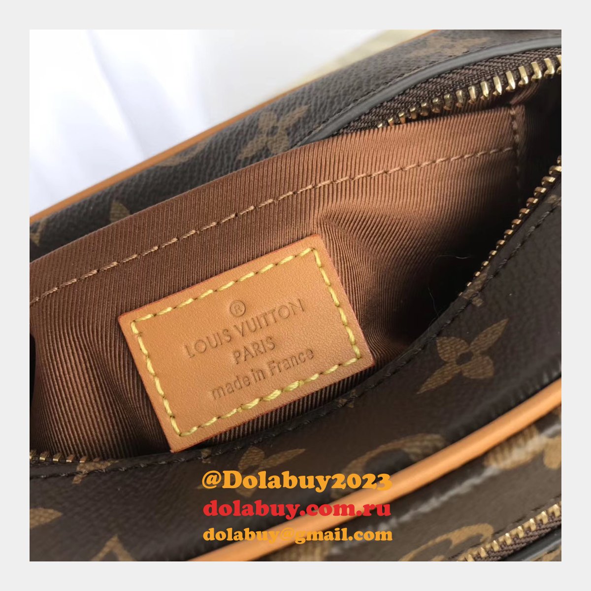 Replica Louis Vuitton Mini Soft Trunk Monogram Other in M68906 Brown