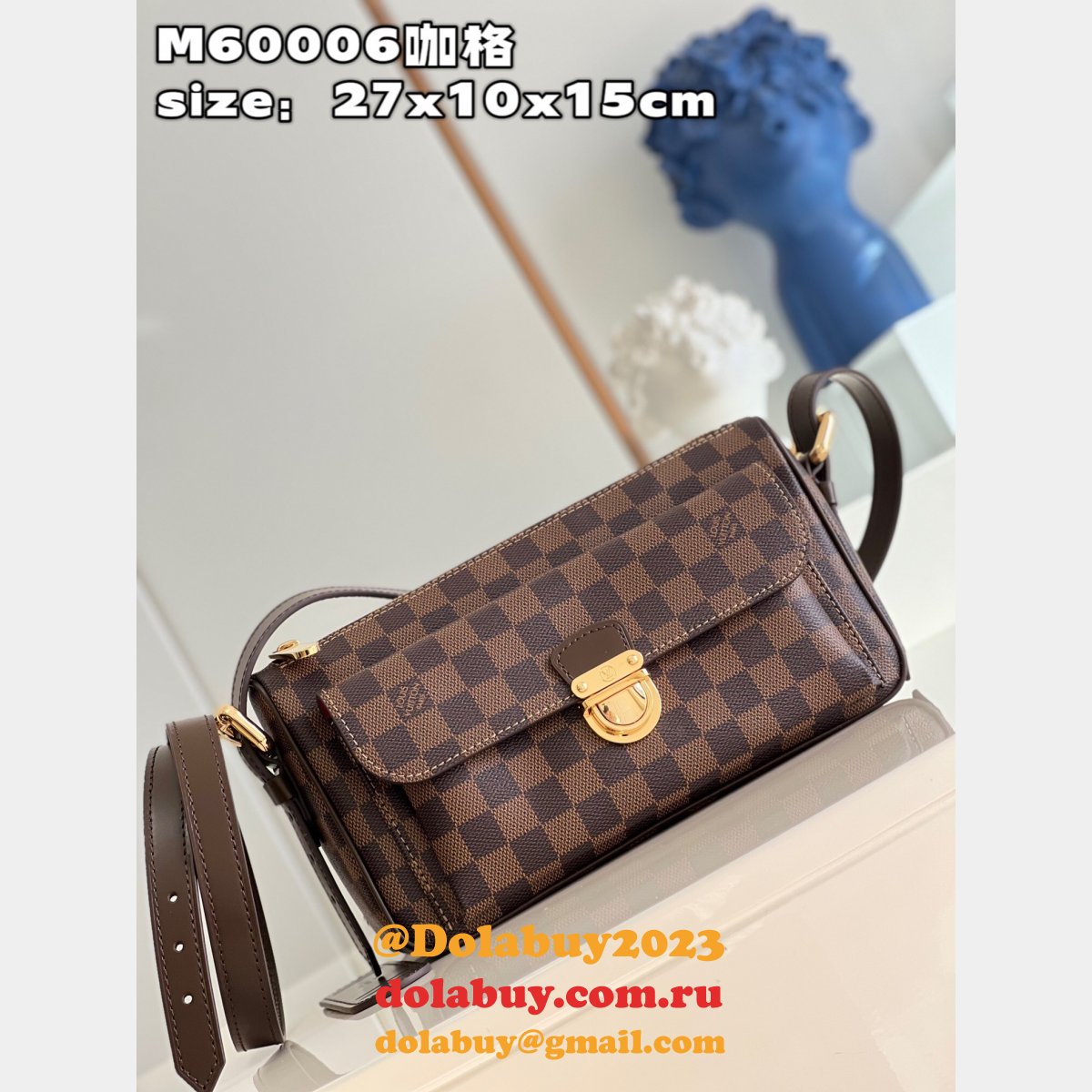 Louis Vuitton Fashion Perfect M60006 Best To Buy Coffee Plaid