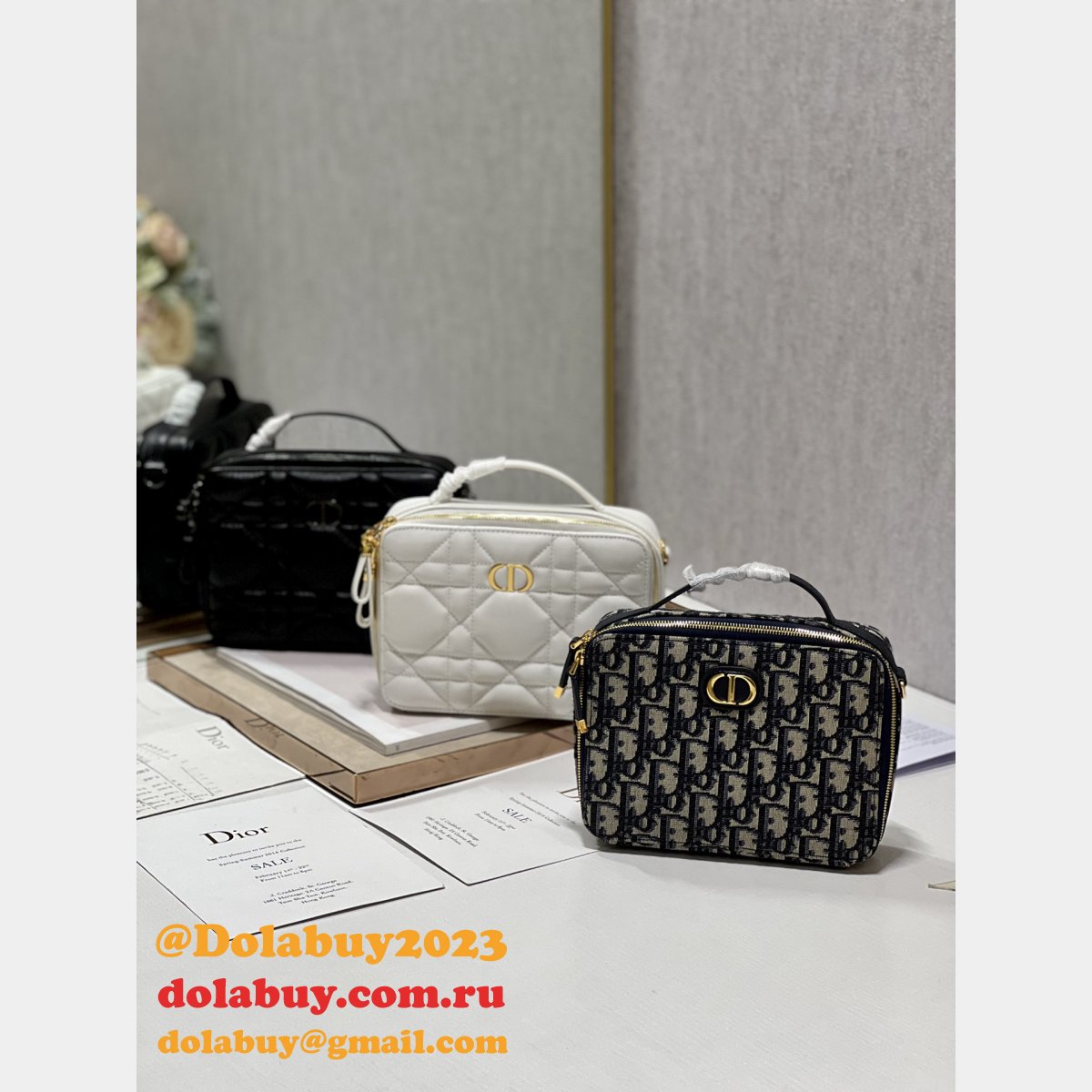 High Quality Dior 5140/2141 Replica Caro Box Bag
