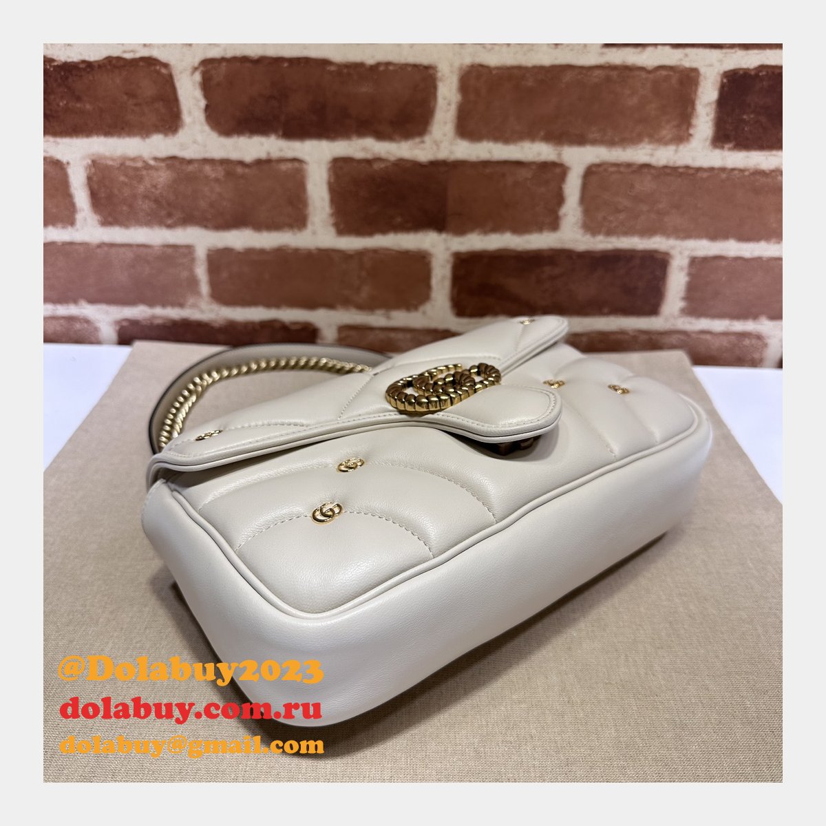 matelassé copy 443497 G*u*i gg marmont small replicas bag