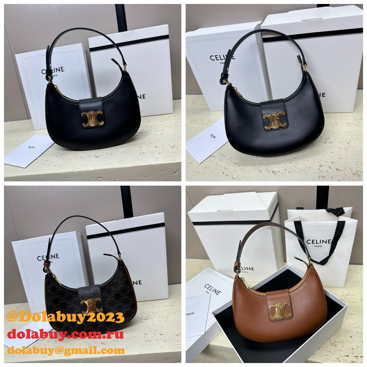Best High Inspired 114492 Ava Triomphe Soft Quality Celine Replica Bag