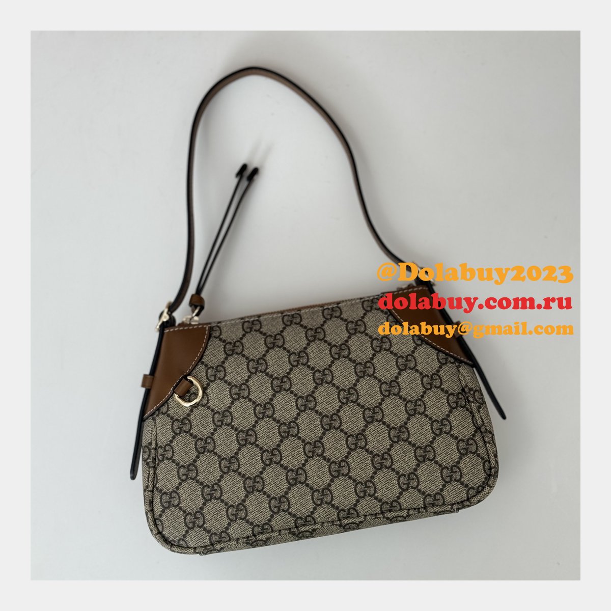 G*u*i 1:1 mirror gg ophidia shoulder 815218 emblem replica bags