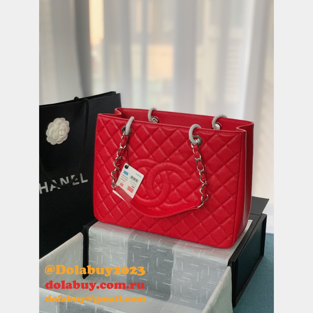 Best classic  CC 50995 shopping bag CAVIAR leather