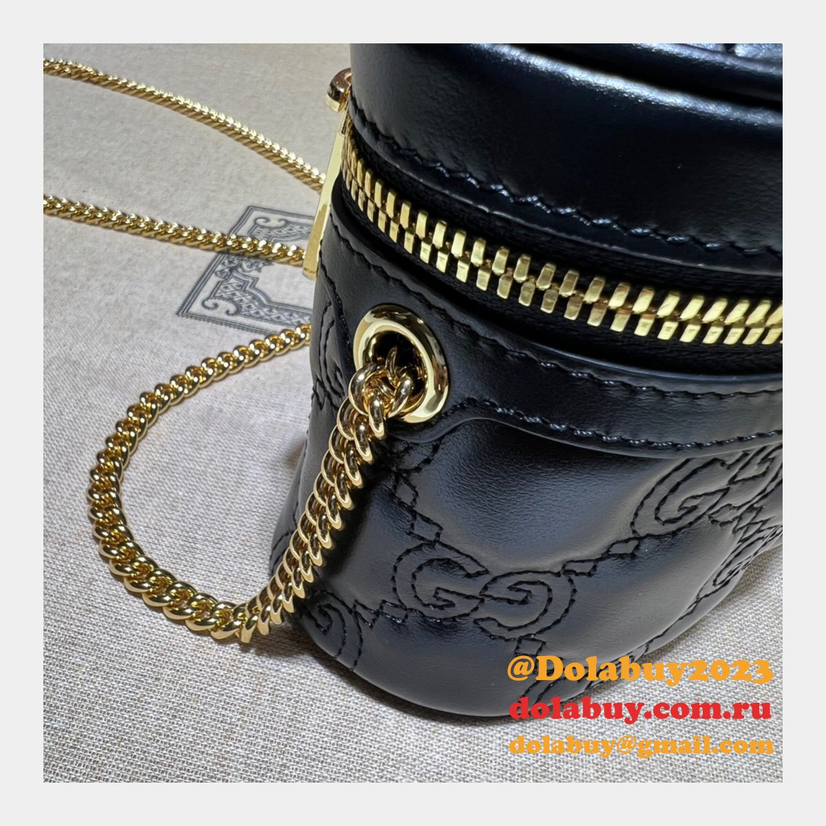 best G*u*i 723770 aaa fake gg matelassé top handle bag