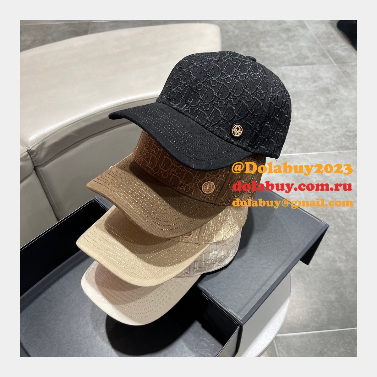 Wholesale Dior Replica AAA+ Hats Caps Outlet