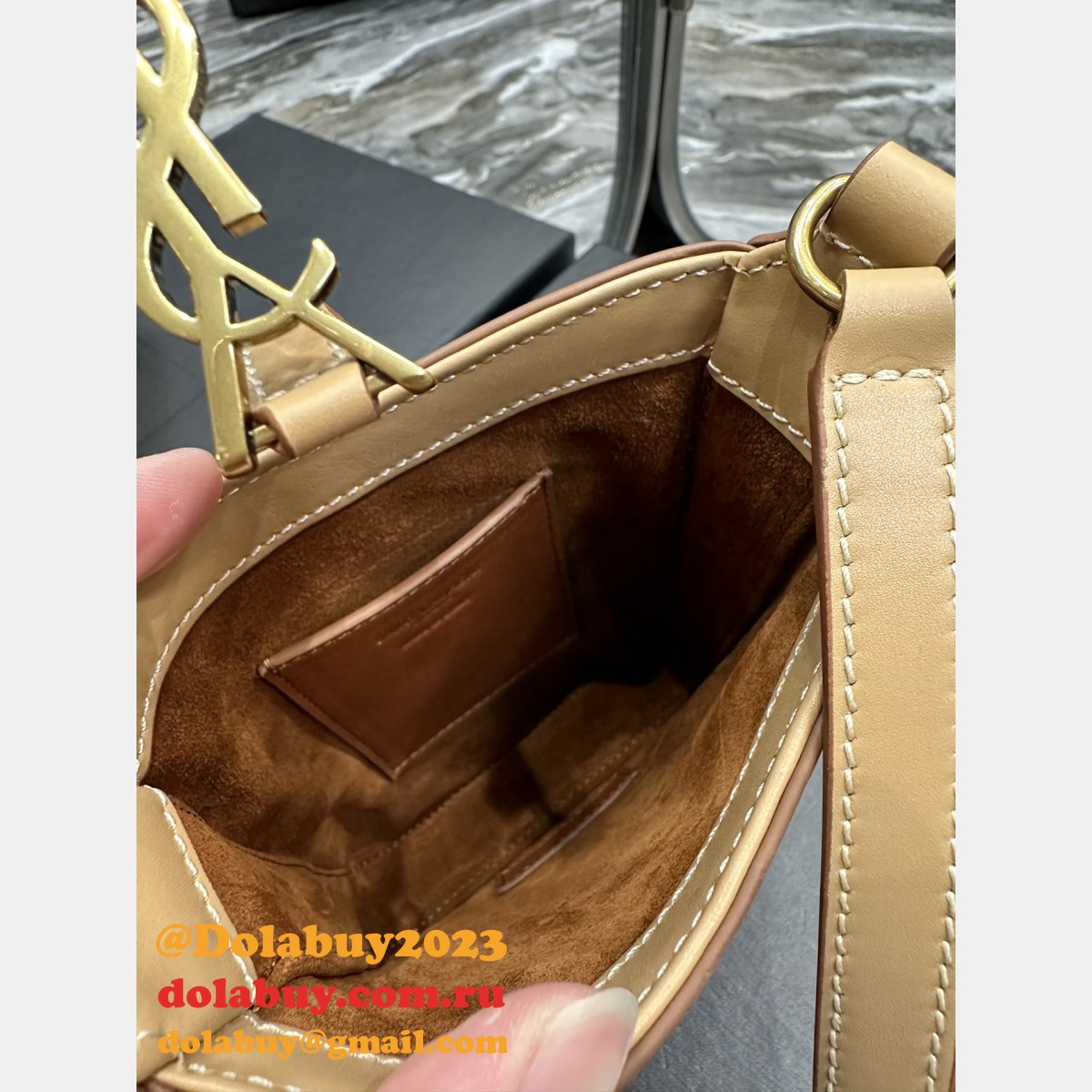 Le 5 A 7 Vertical Saint Laurent Knockoff Fashion 735214 Bag