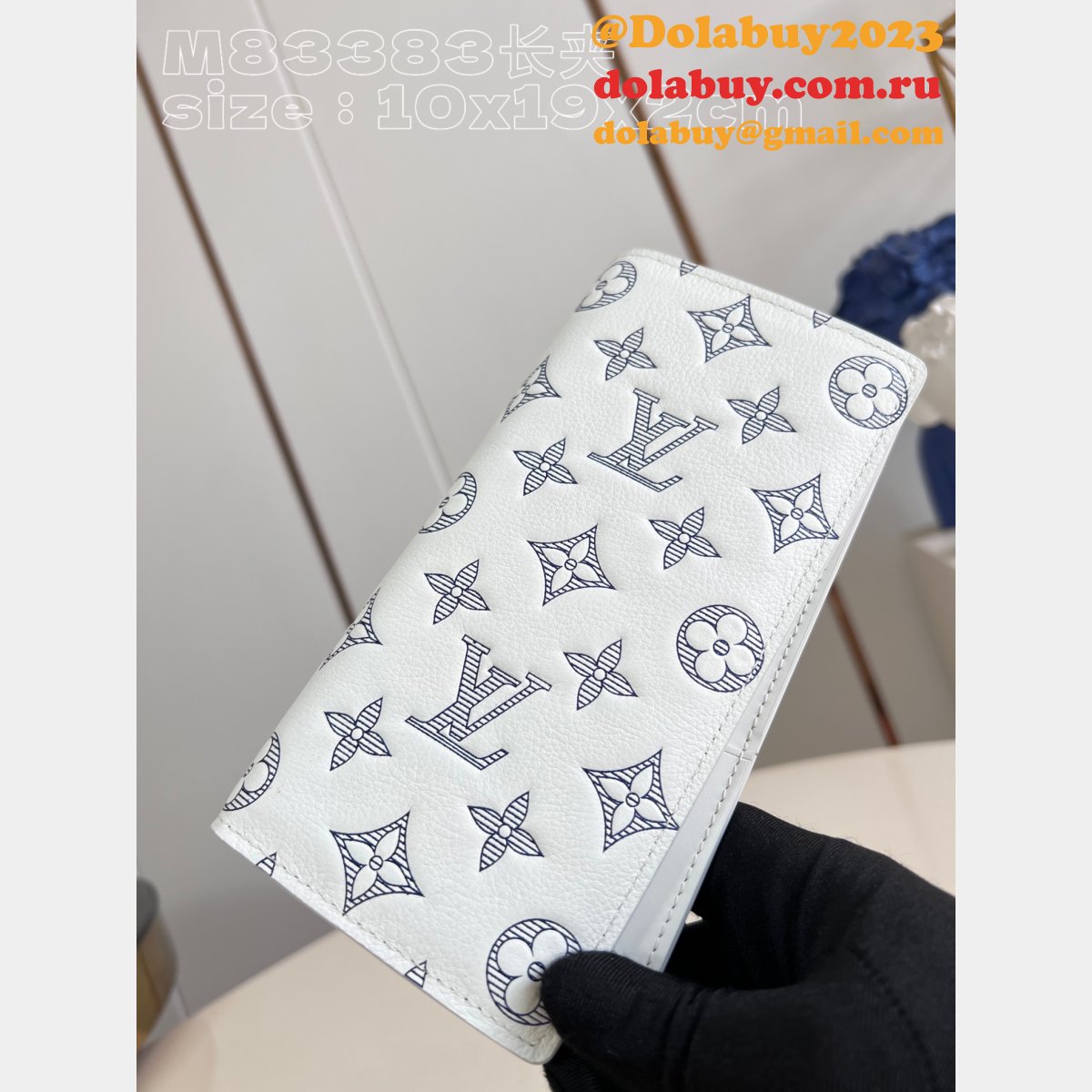 Inspired Brazza Multiple Pocket Organizer Zippy Wallet Vertical LV Bag