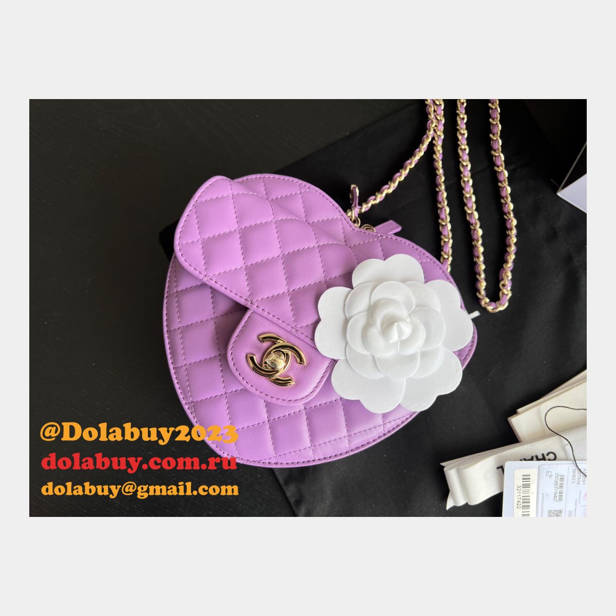 Perfect Replica Heart Bag AS3191 Lambskin Fake Designer Bags