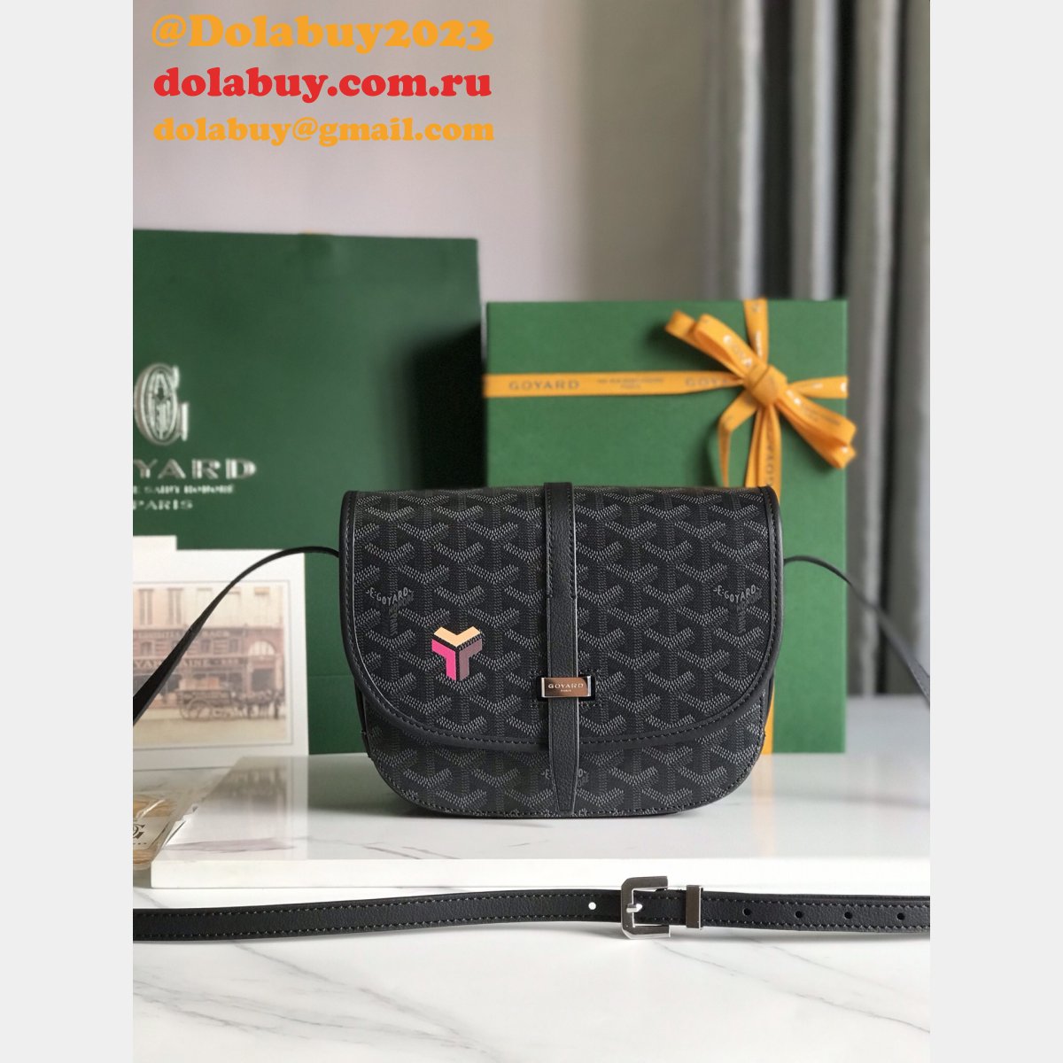 Best Buy Copy Goyard Belvédère II Replica Designer 020198 Bag