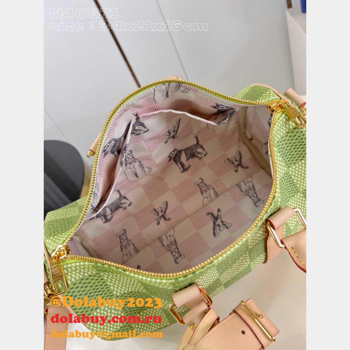 Travel Men Louis Vuitton N40671 Keepall Bandoulière 35 Damier Fake Bag