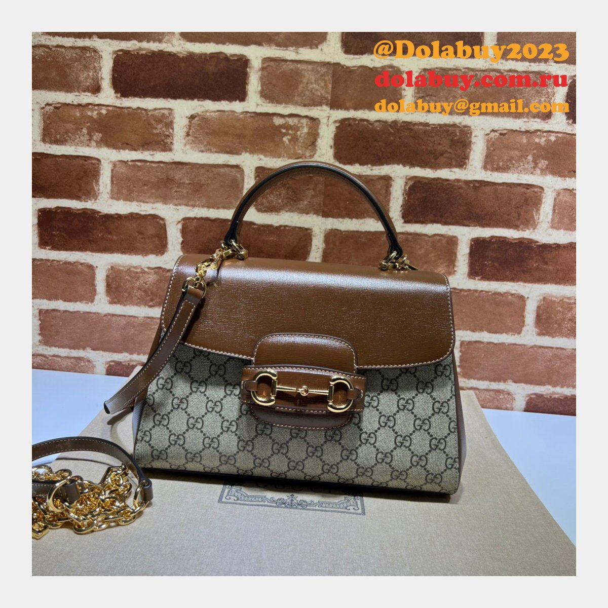 replicas G*u*i high-end horsebit 1955 top handle 702049 bags