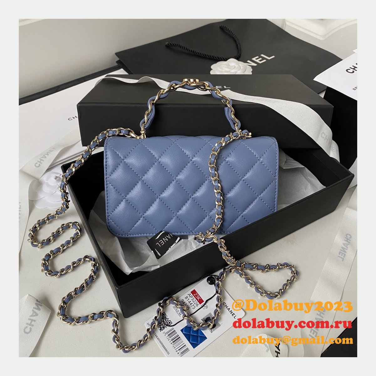 Wholesale Flap Phone Holder Fashion AP3226 Chain Replica Bag